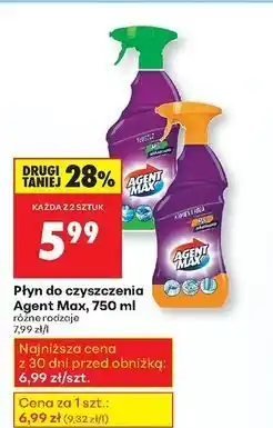 Biedronka Płyn do usuwania tłuszczu Agent Max oferta