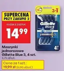 Biedronka Maszynka do golenia Gillette Blue 3 Plus oferta