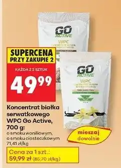 Biedronka Odżywka białkowa ciasteczkowa Go Active oferta