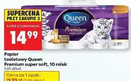 Biedronka Papier toaletowy super soft Queen Premium oferta