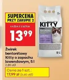 Biedronka Żwirek lawendowy Kitty oferta