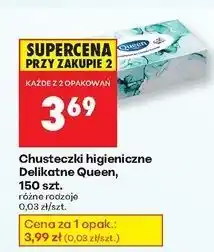Biedronka Chusteczki higieniczne Queen oferta