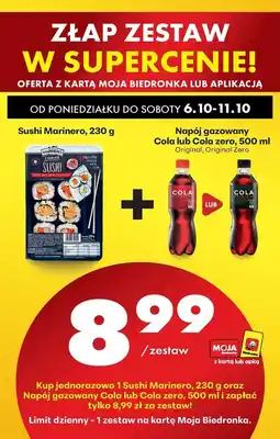 Biedronka Napój Cola Original Zero oferta