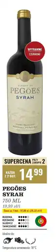 Biedronka Wino Pegoes Syrah oferta