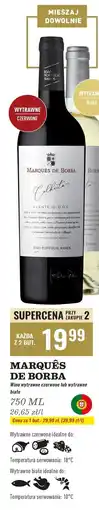 Biedronka Wino Marques De Borba Alentejo oferta