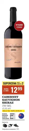 Biedronka Wino Cabernet Sauvignon Shiraz oferta