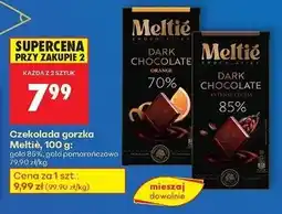 Biedronka Czekolada gorzka 70 % z pomarańczami Meltie oferta