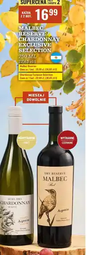 Biedronka Wino Chardonnay Semi Dry White oferta