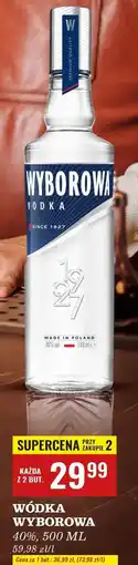 Biedronka Wódka Wyborowa Vodka oferta