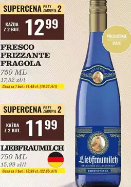 Biedronka Wino Liebfraumilch Blue oferta