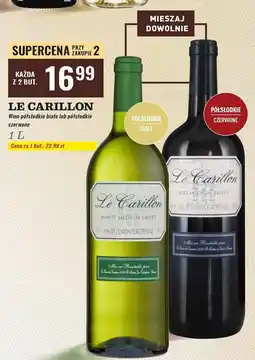 Biedronka Wino Le Carillon White Medium Sweet oferta