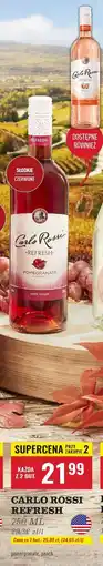 Biedronka Wino Carlo Rossi Refresh Peach oferta