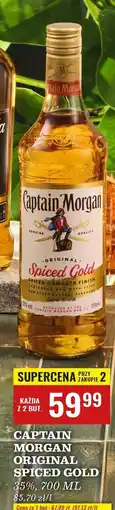 Biedronka Rum Captain Morgan Spiced Gold oferta
