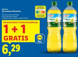 Lidl Olej rzepakowy Wyśmienity Vita D'Or oferta