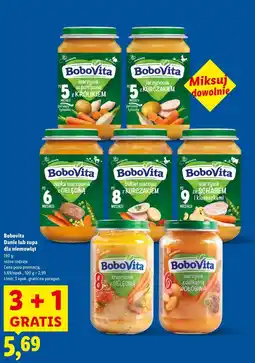 Lidl Danie lub zupa dla niemowląt Bobovita oferta