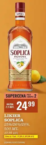 Biedronka Likier 28% Soplica Pigwowa oferta