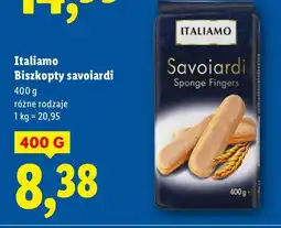 Lidl Biszkopty savoiardi 400g Italiamo oferta