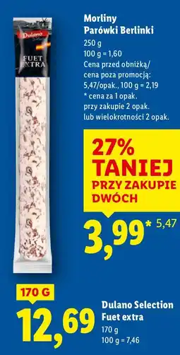 Lidl Fuet extra Dulano Selection oferta