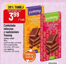Polomarket Czekolada mleczna z nadzieniem Yummy 100g różne rodzaje oferta