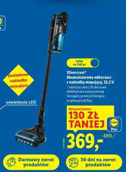 Lidl Akumulatorowy odkurzacz SilverCrest oferta