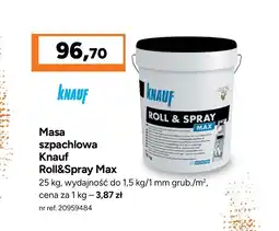 Bricoman Masa szpachlowa Knauf oferta