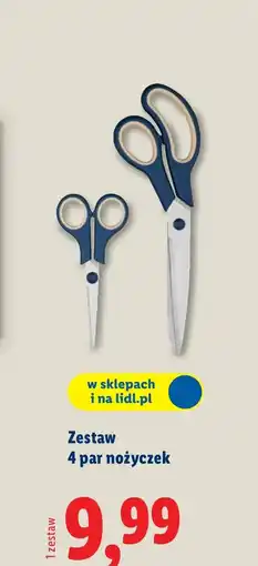 Lidl Zestaw nożyczek oferta