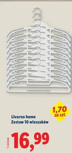 Lidl Zestaw wieszaków Livarno oferta