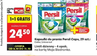 Biedronka Kapsułki do prania Persil oferta