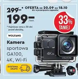 Biedronka Kamera sportowa Wolfang oferta