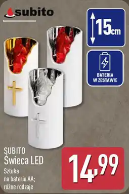 ALDI SUBITO Świeca LED oferta