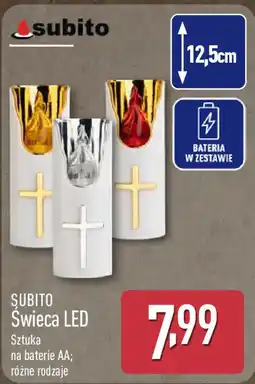 ALDI SUBITO Świeca LED oferta