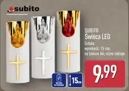 ALDI SUBITO Świeca LED oferta
