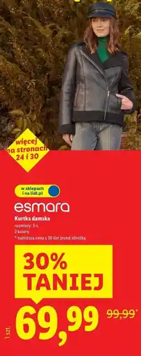 Lidl Kurtka damska z kożuchem s-l Esmara oferta