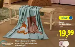 Lidl Koc 130 x 160 cm Livarno Home oferta