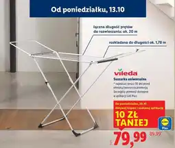 Lidl Suszarka na bieliznę 20 m Vileda oferta