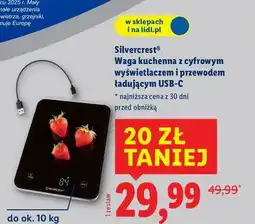Lidl Waga kuchenna cyfrowa Silvercrest oferta