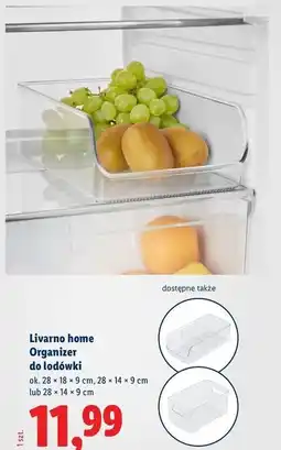 Lidl Organizer do lodówki 28 x 14 9 cm Livarno Home oferta