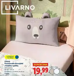 Lidl Prześcieradło jersey z gumką 90-100 x 200 cm Livarno Home oferta