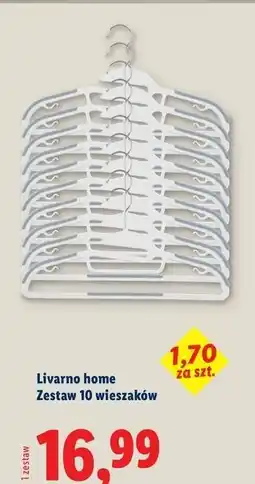 Lidl Wieszaki na ubrania Livarno Home oferta