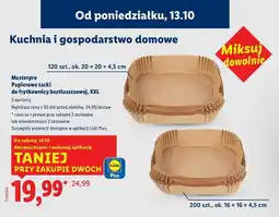 Lidl Tacki papierowe do frytkownicy 20 x cm Masterpro oferta