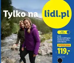 Lidl Kurtka trekkingowa męska 50-58 Crivit oferta