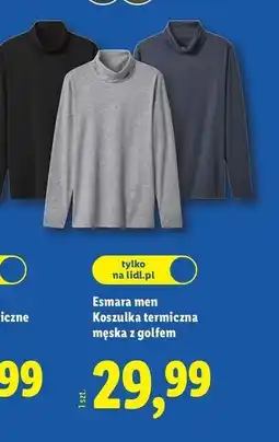 Lidl Koszulka termiczna z golfem Esmara oferta