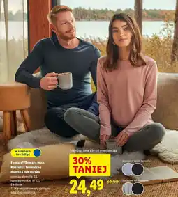 Lidl Koszulka termiczna męska m-xxl Esmara oferta