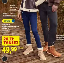Lidl Jeansy straight fit męskie Esmara oferta