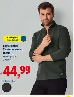 Lidl Sweter ze stójką m-xxl Esmara oferta