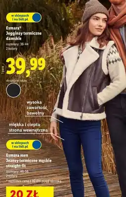 Lidl Jegginsy damskie 36-44 Esmara oferta
