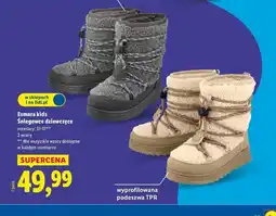 Lidl Śniegowce dziewczęce 31-37 Esmara oferta