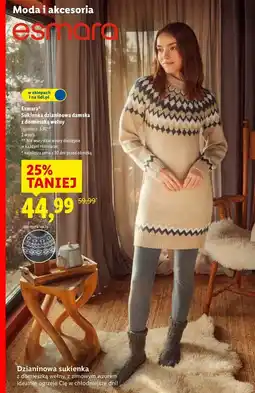 Lidl Sweter z dzianiny rozm. s-xl Esmara oferta