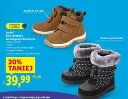 Lidl Buty zimowe dziecięce 25-30 Lupilu oferta