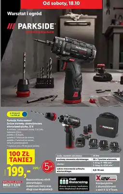 Lidl Akumulatorowa wkrętarko-wiertarka 12 v Parkside oferta